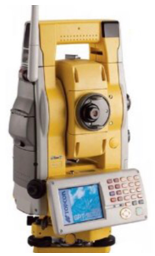 Stazione totale motorizzata topcon gtp-9001a con modulo robotico rc-3